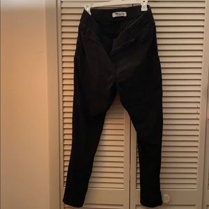 Black stretch jeggings